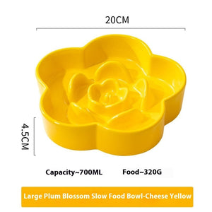 Enhance Your Pet's Dining Experience with the Pet Ceramic Slow Feeding Bowl