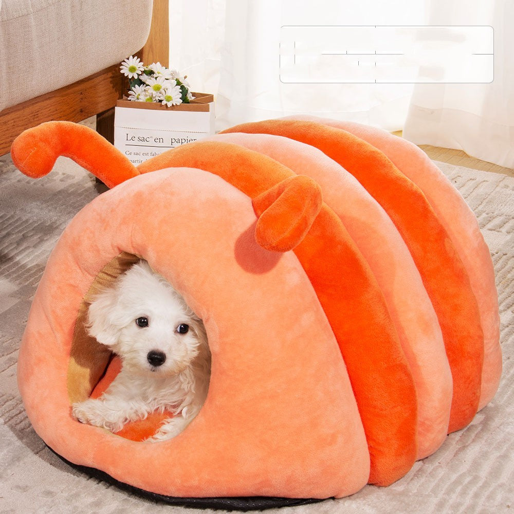 Transform Your Pet's Comfort with the Plush Pet Bed Winter Warm